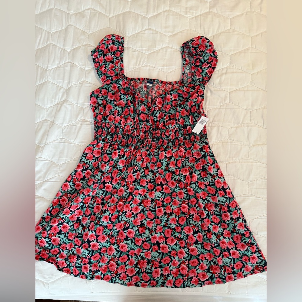 Black floral Dress